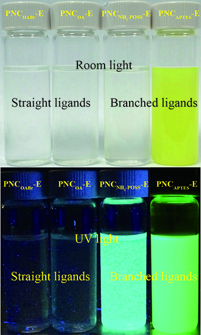 vials of nanocrystal preparations