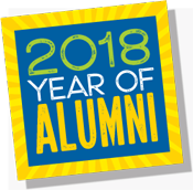 Year of Alumni logo.