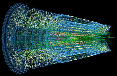 LHC data visualization