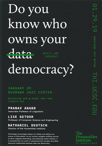 ucsc humanities data and democracy poster