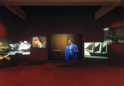 Isaac Julien, (Lessons of the Hour, 2019), Ten-screen Installation