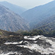 view of burned watershed