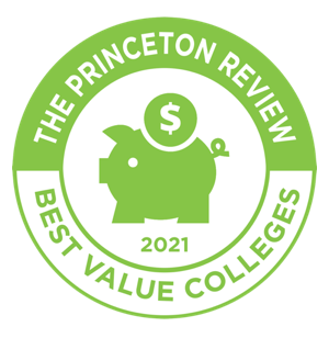 Princeton Best Value Colleges badge