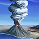 volcano illustration