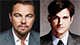Portraits of Leonardo DiCaprio and Ashton Kutcher.