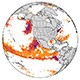 global map of ocean temperatures