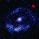 Hubble image of tidal disruption event