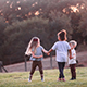 Children playing outside