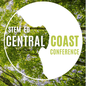 conference logo with map of Monterey Bay area on background of trees