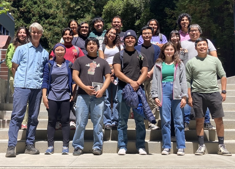 Group photo of UC Santa Cruz CAMP scholars