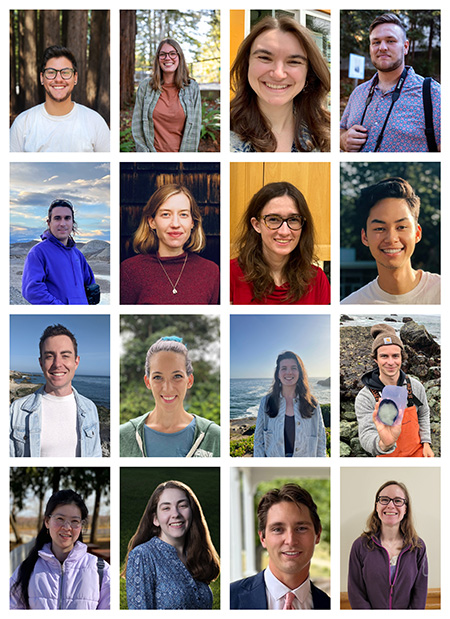 Collage of 16 portraits of the ARCS scholars