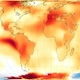 Global temperatures map