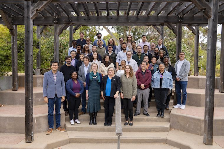 gathering of new faculty from all of ucsc