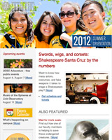 August 2012 Newsletter screenshot