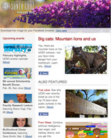 February 2012 Newsletter screenshot
