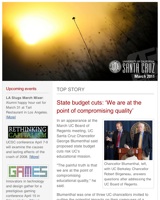 March 2011 Newsletter screenshot