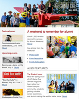 May 2013 Newsletter screenshot