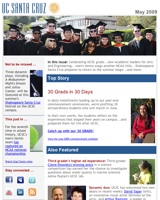 May 2009 Newsletter screenshot