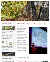 November 2011 Newsletter screenshot