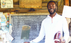 Former NFL star tackles farming and food security