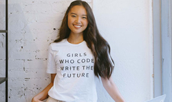 Alumna thrives as a data scientist and fashion model 