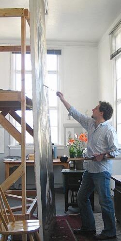 Alumnus-lecturer creates Renaissance-style paintings for Wisconsin church