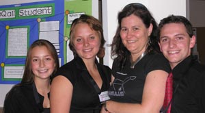 Linguistics students give demo of spoken dialogue systems at NASA Ames