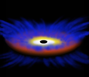 Serendipitous observations reveal rare event in life of distant quasar