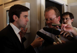 Alum Michael Scherer covers the White House for Time magazine