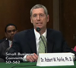 UCSC economist Rob Fairlie tells U.S. Senate lack of access to capital hampers minority-owned businesses