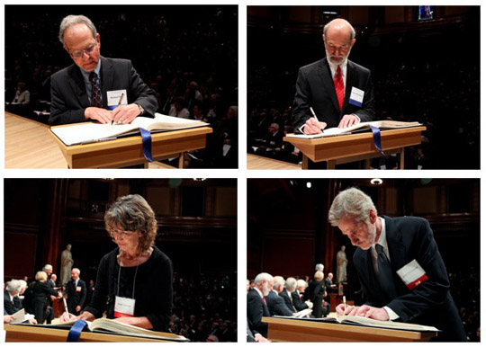 Four faculty members inducted into American Academy of Arts & Sciences