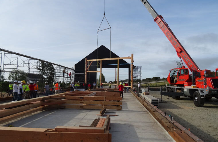 Historic hay barn rises again to become a center for sustainability programs