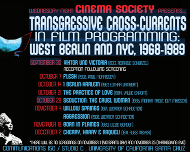 Wednesday Night Cinema Society kicks off new film series curated by grad students