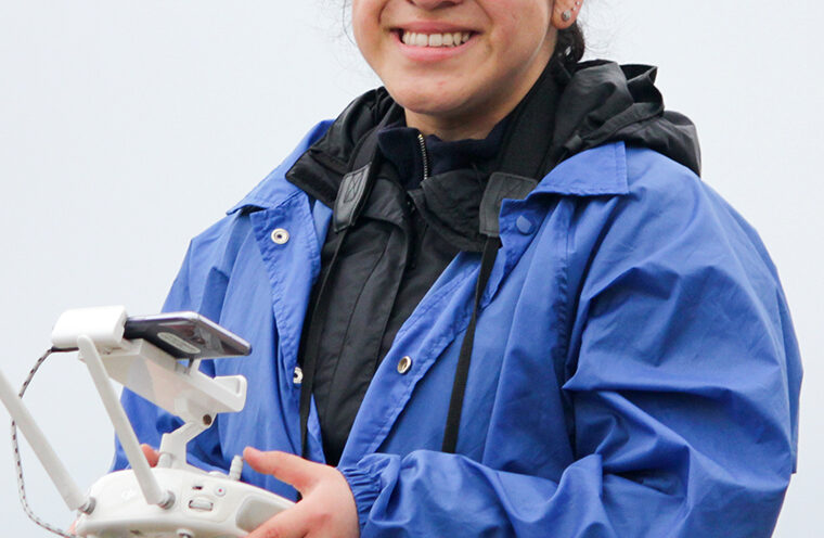 Can a drone weigh an elephant seal?