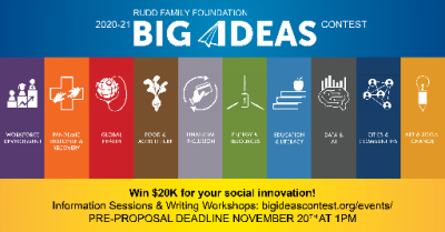 Big Ideas contest offers up to $20,000 for big ideas in social innovation