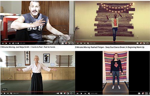 Bringing physical engagement into the online teaching and learning environment