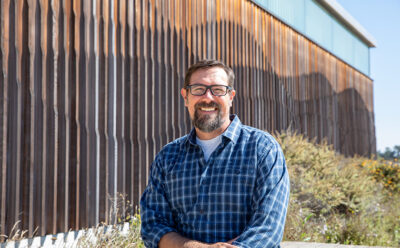 UC Santa Cruz Professor Eric Palkovacs at the coastal campus