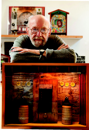 Art box maker Doug McClellan