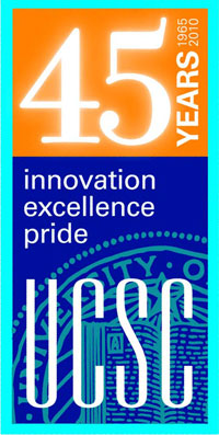 UCSC 45th anniversary banner