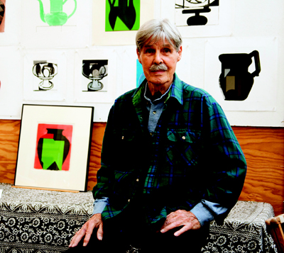 Monoprint maker Don Weygandt