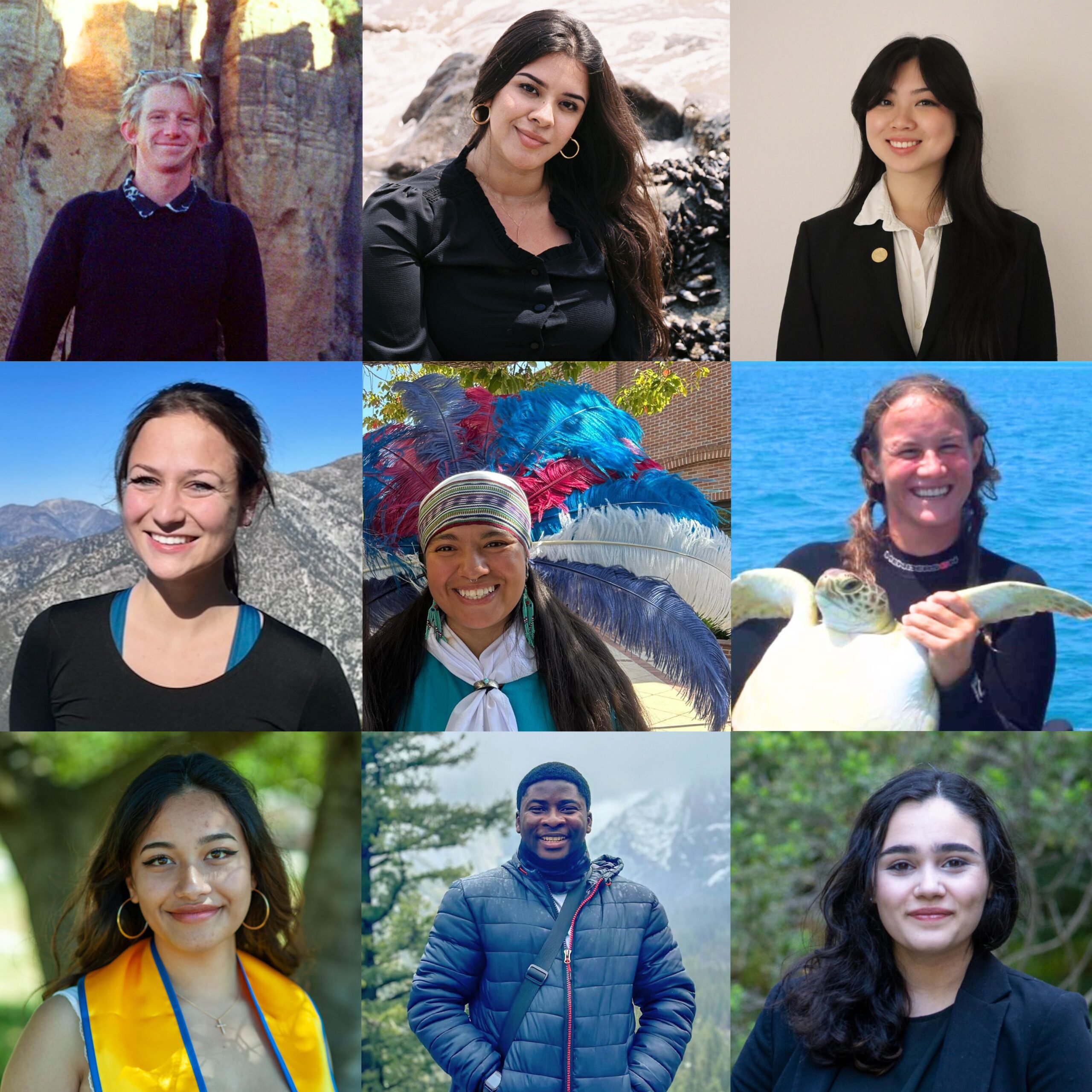 nine diverse awardees