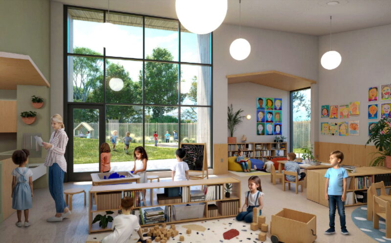 Building for the future: New child care center to open in spring 2026