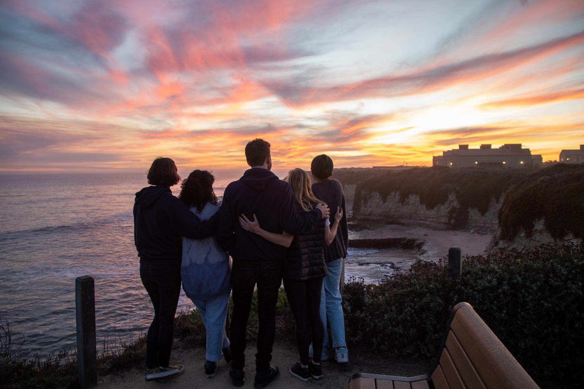 Sunset at the Coastal Science Campus