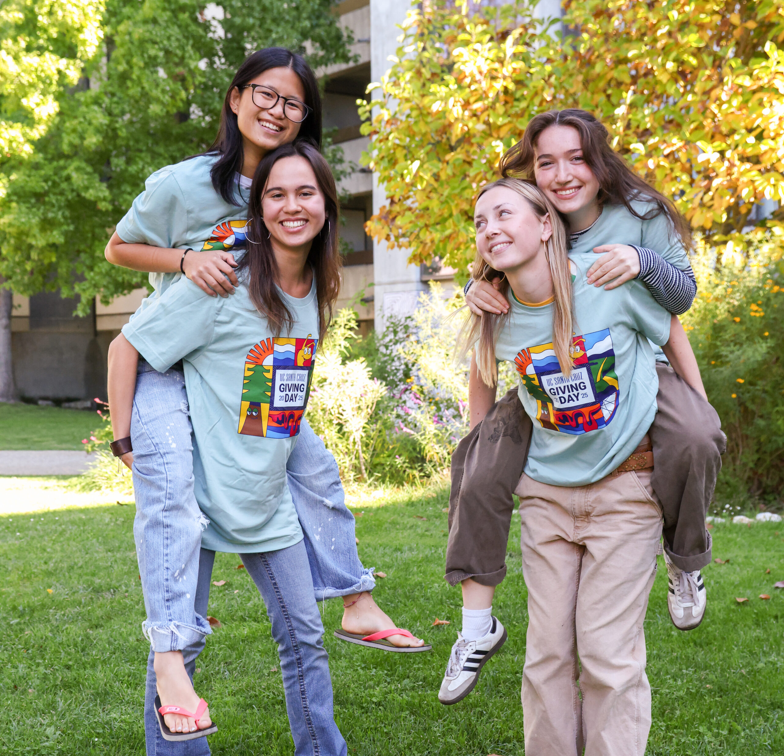 Porter friends getting excited for Giving Day.