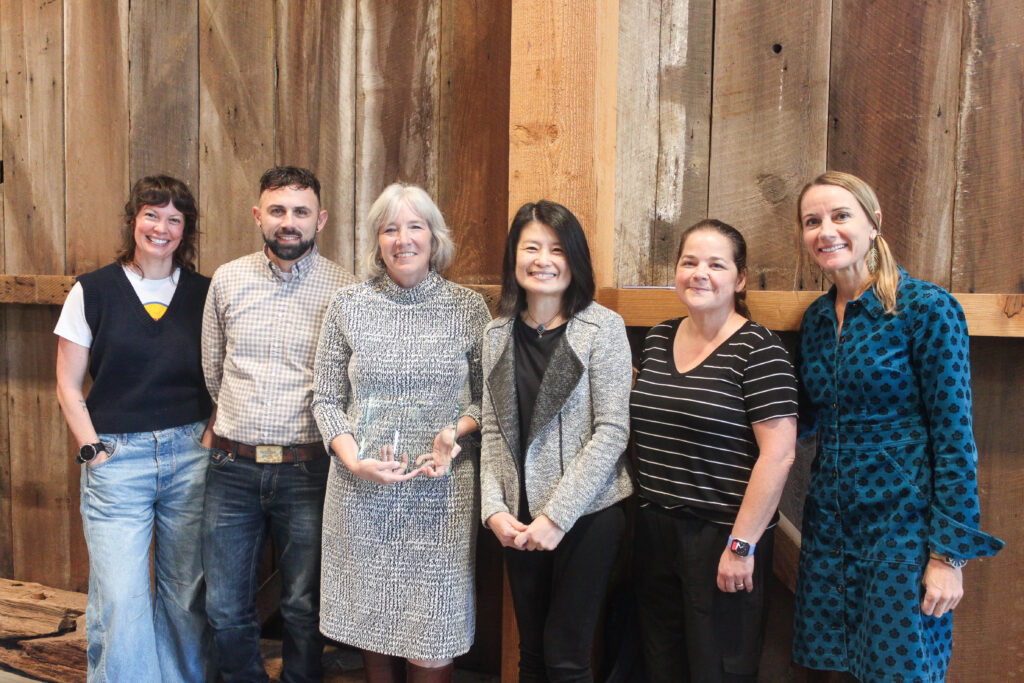 Heather Bullock with psychology faculty and staff
