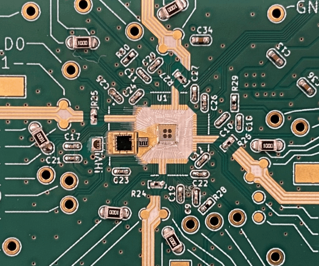 Surface of a circuit board