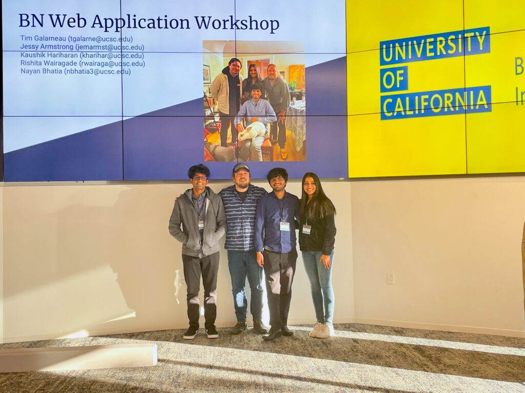 BN Directory and Tool Team Tim G, Nayan Bhatia, Rishita Wairagade, Kaushik Hariharan