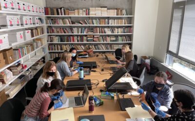 photo of student archivists