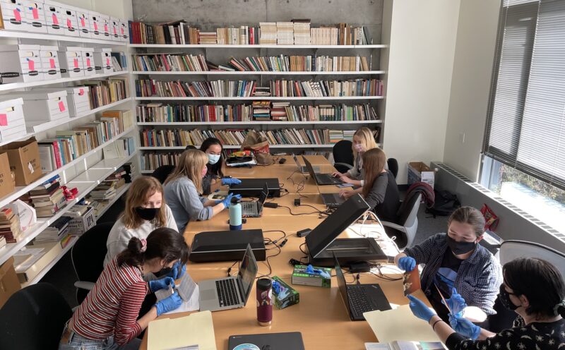 Long days, snacks, and scan-a-thons: student archivists stepped up to save a treasure trove of Okinawan-American memories