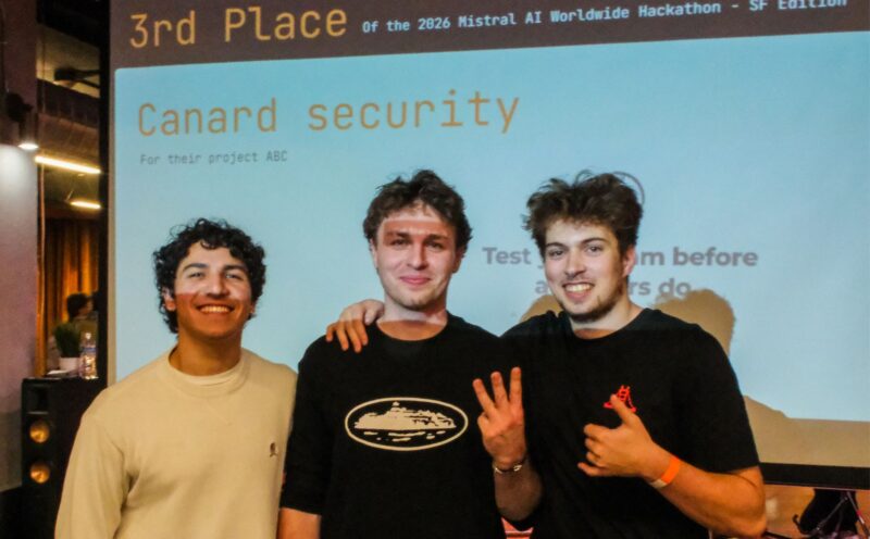 UC Santa Cruz trio takes third at 2026 Mistral AI hackathon with cybersecurity platform